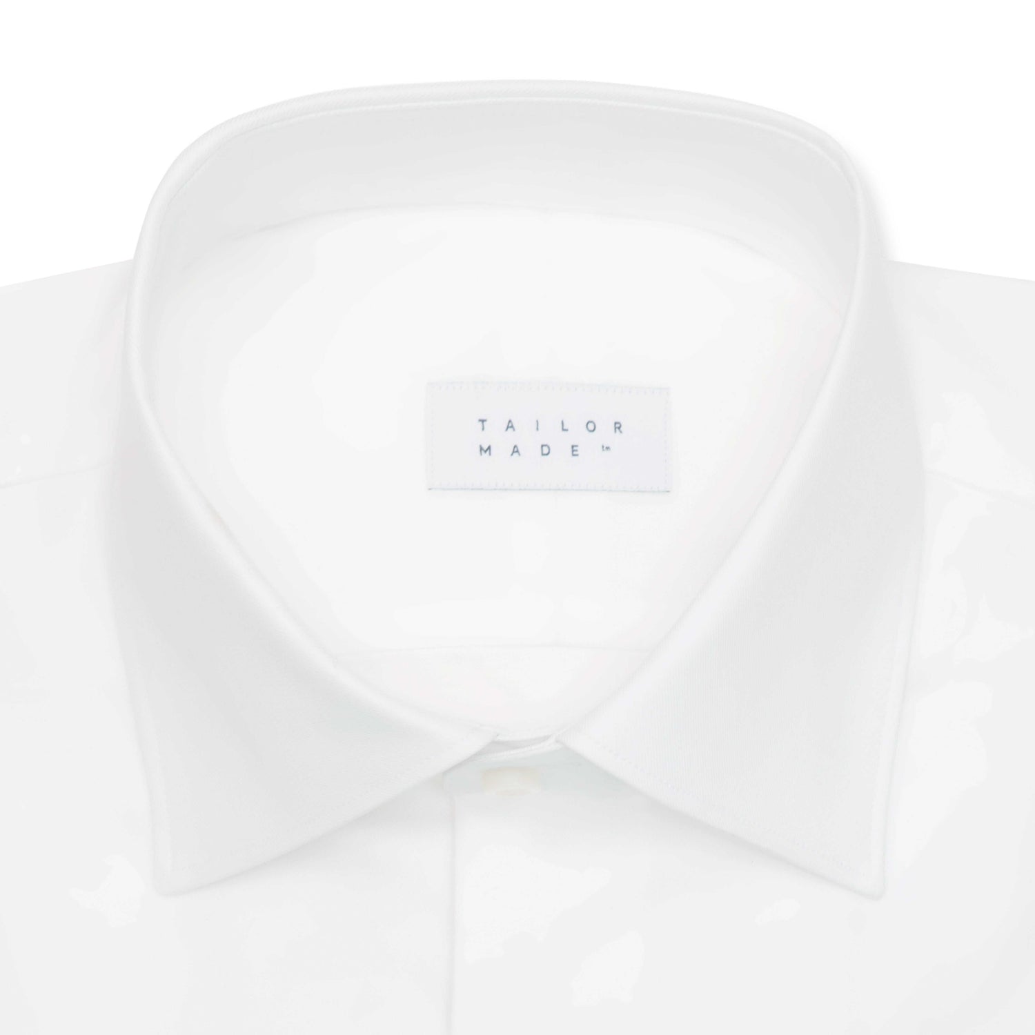 White Twill Classic Collar Shirt