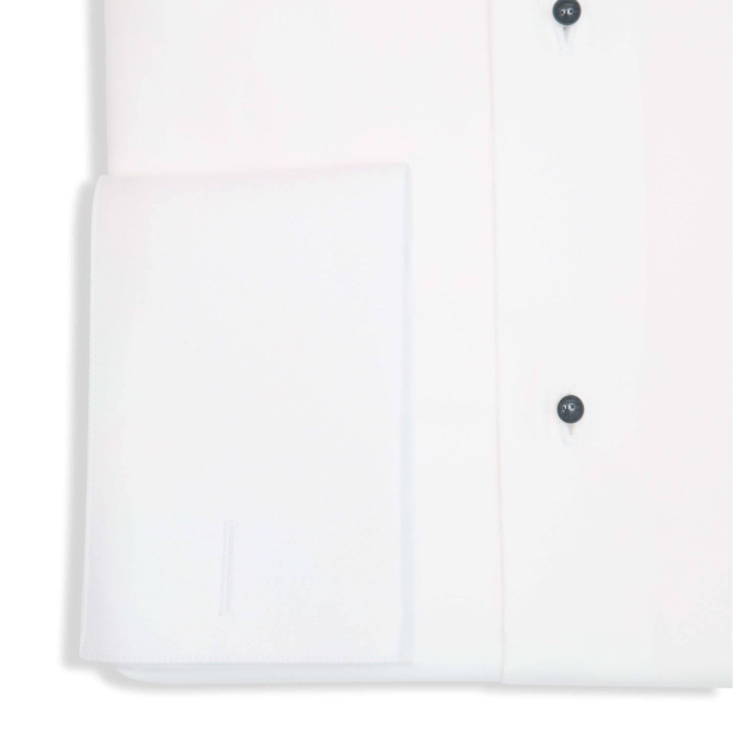 White Dinner Shirt with Black Studs