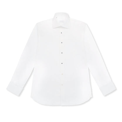 White Dinner Shirt with Black Studs