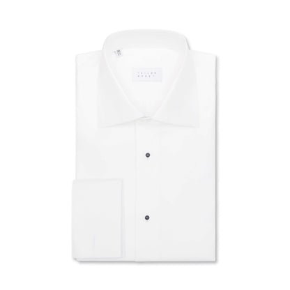 White Dinner Shirt with Black Studs